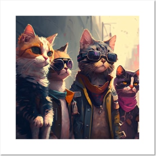 Cool Cats Posters and Art